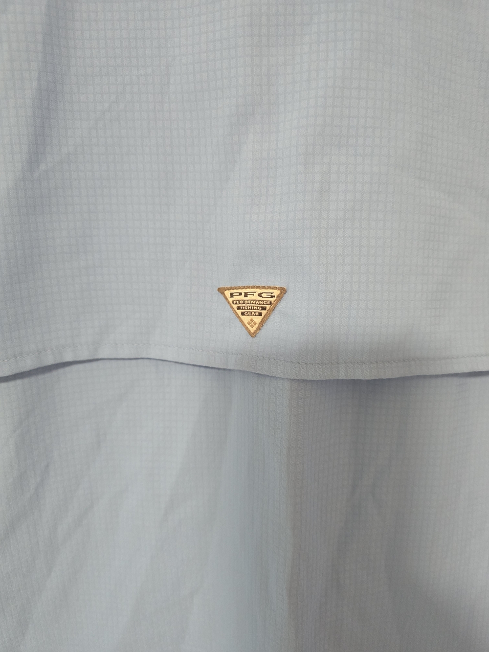 Columbia Light Blue Long Sleeve Fishing Shirt - Picture 8 of 10